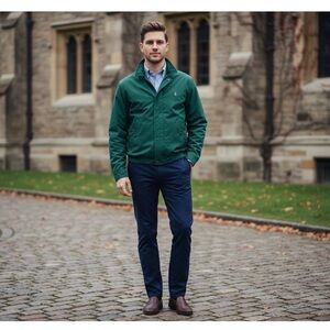 Authentic Vintage Polo Golf by Ralph Lauren Harrington-Style Windbreaker 90’s XL